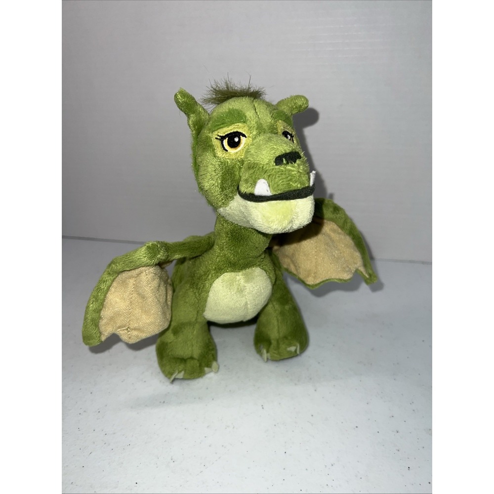Disney Pete's Dragon ELLIOTT Jakks Pacific 9" Green‎ Plush Stuffed Poseable READ